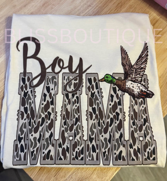 Mallard Camo Boy Mama (DTF)